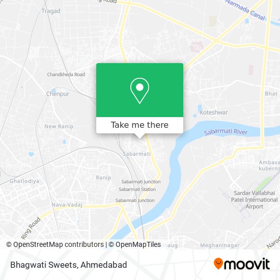 Bhagwati Sweets map