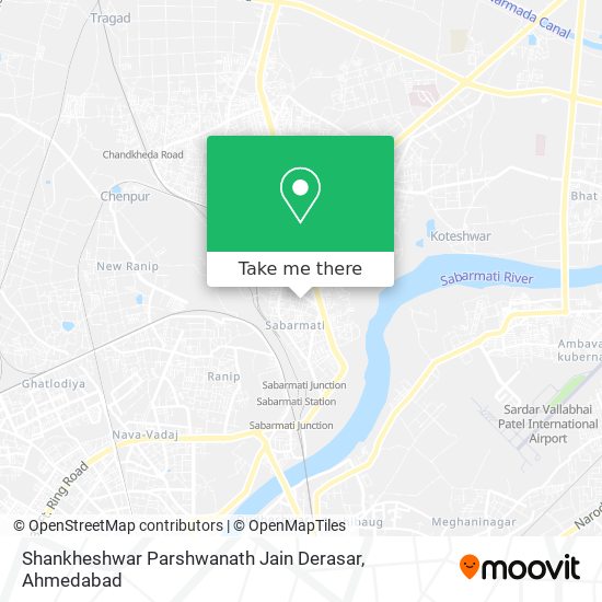 Shankheshwar Parshwanath Jain Derasar map