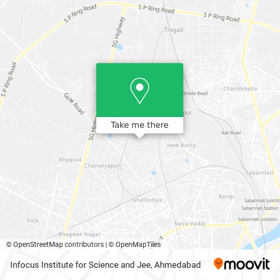 Infocus Institute for Science and Jee map