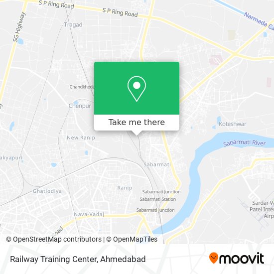 Railway Training Center map