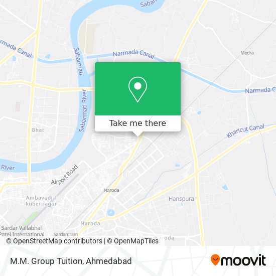 M.M. Group Tuition map