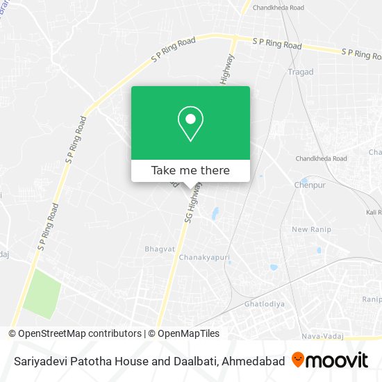 Sariyadevi Patotha House and Daalbati map