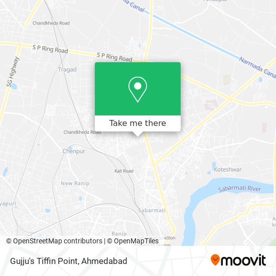 Gujju's Tiffin Point map