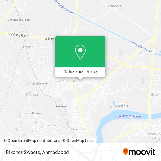 Bikaner Sweets map