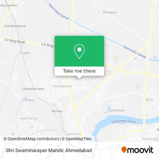 Shri Swaminarayan Mandir map