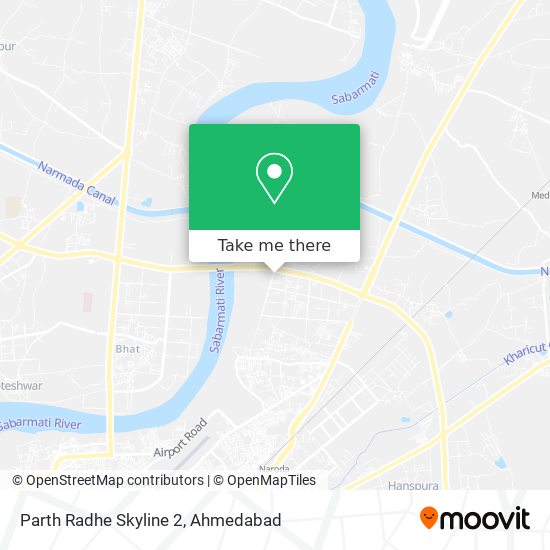 Parth Radhe Skyline 2 map