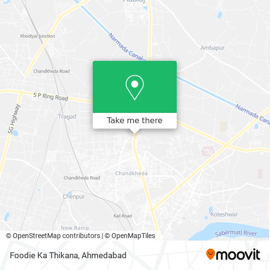 Foodie Ka Thikana map