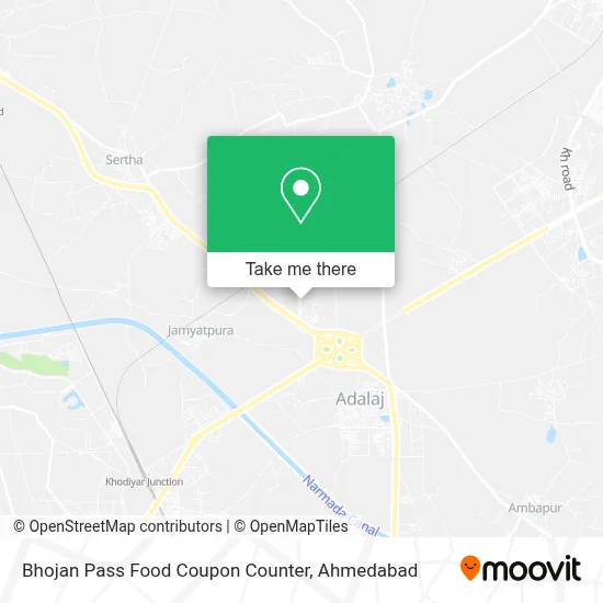 Bhojan Pass Food Coupon Counter map