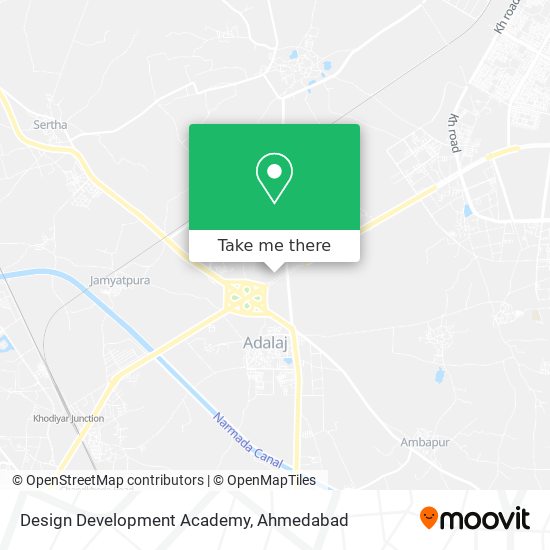 Design Development Academy map