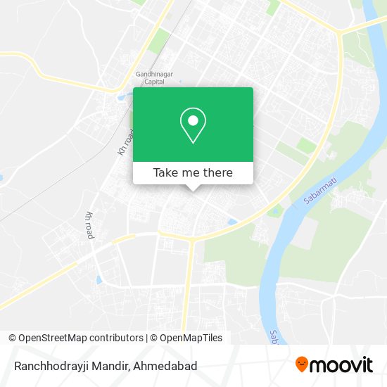 Ranchhodrayji Mandir map