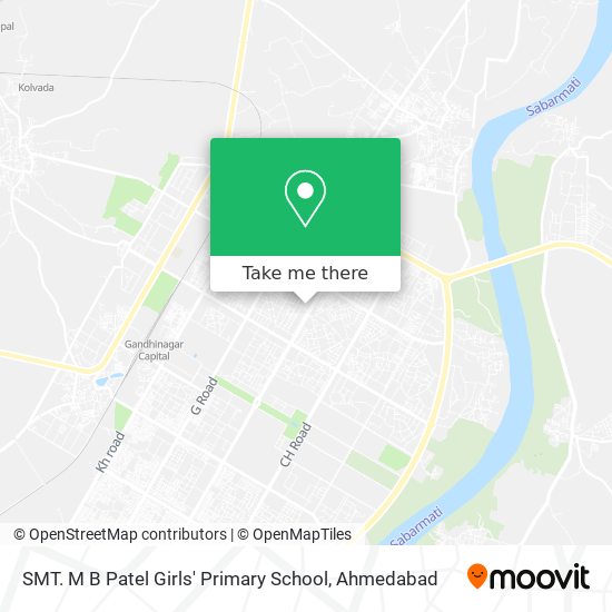 SMT. M B Patel Girls' Primary School map