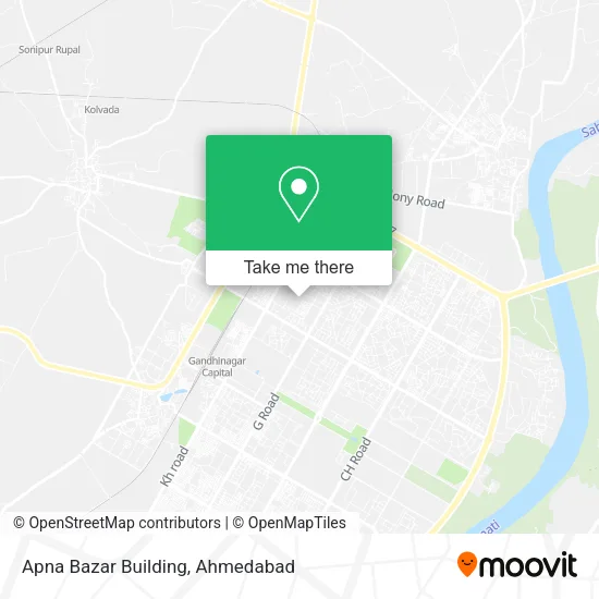 Apna Bazar Building map