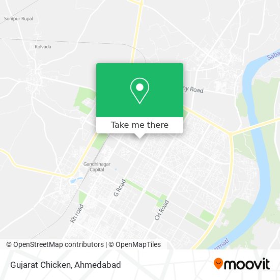 Gujarat Chicken map