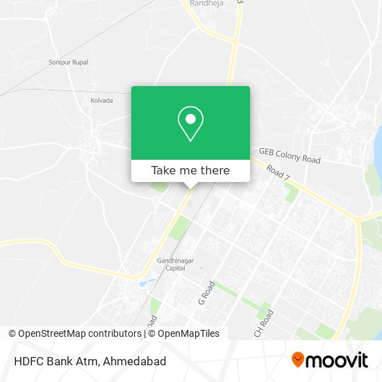 HDFC Bank Atm map