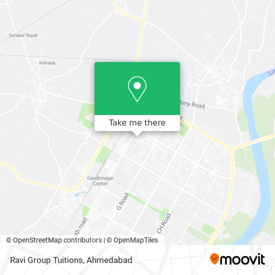 Ravi Group Tuitions map