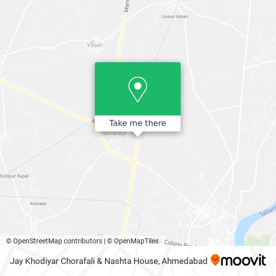 Jay Khodiyar Chorafali & Nashta House map