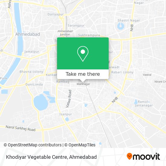 Khodiyar Vegetable Centre map
