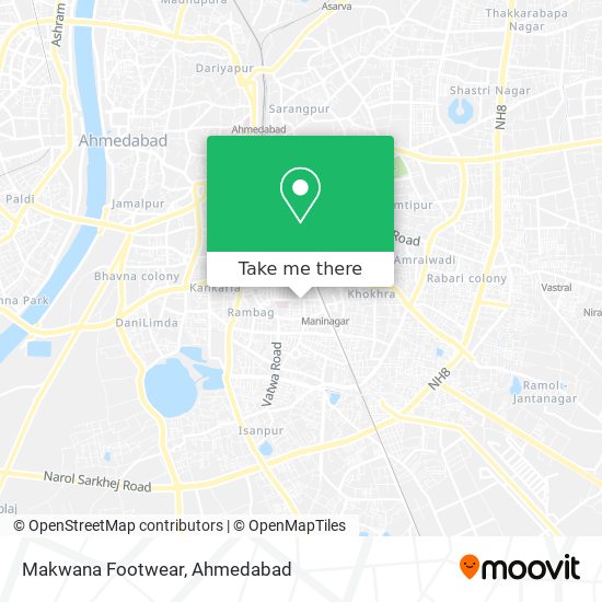 Makwana Footwear map