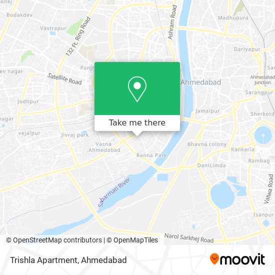 Trishla Apartment map