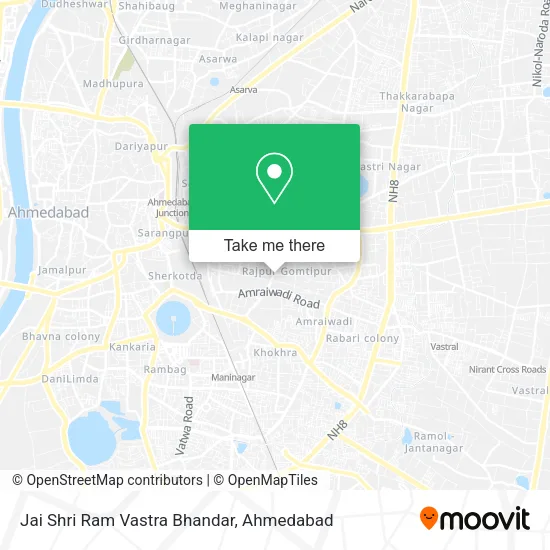 Jai Shri Ram Vastra Bhandar map