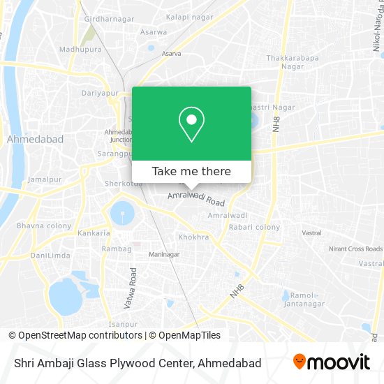 Shri Ambaji Glass Plywood Center map