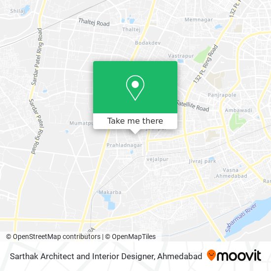 Sarthak Architect and Interior Designer map