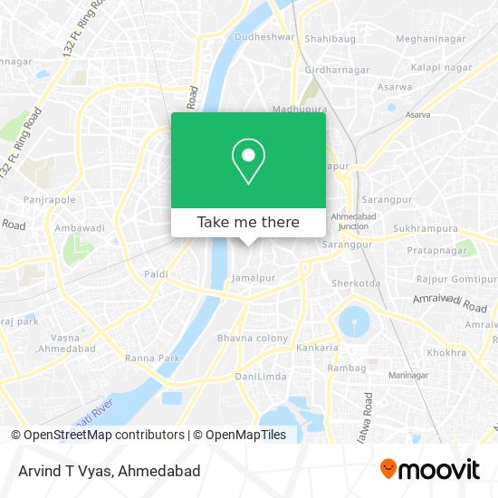 Arvind T Vyas map