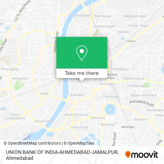 UNION BANK OF INDIA-AHMEDABAD-JAMALPUR map