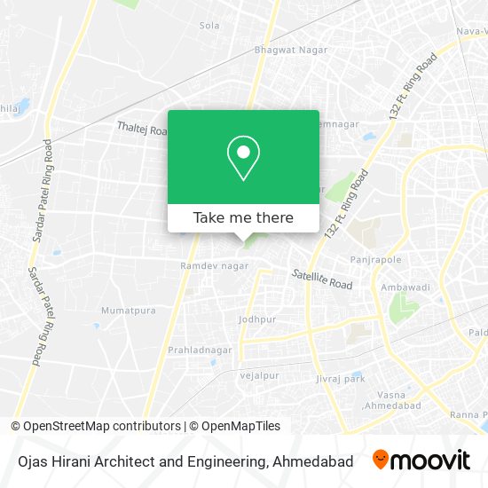 Ojas Hirani Architect and Engineering map