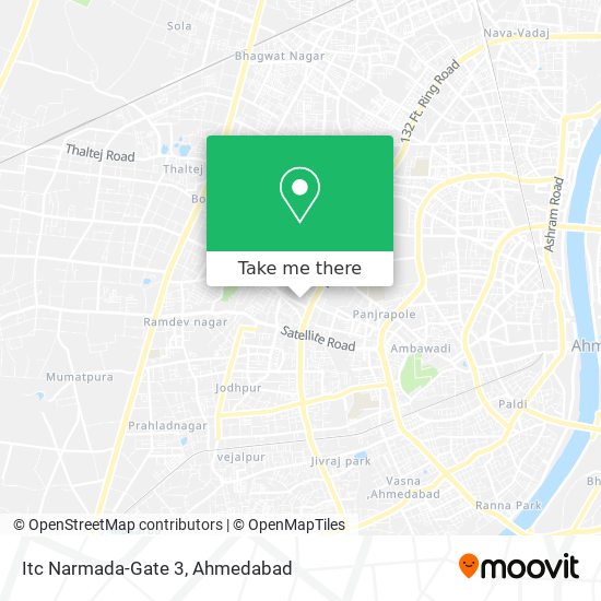 Itc Narmada-Gate 3 map
