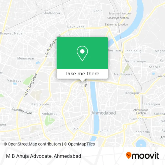 M B Ahuja Advocate map