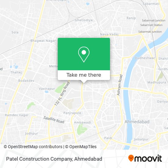 Patel Construction Company map