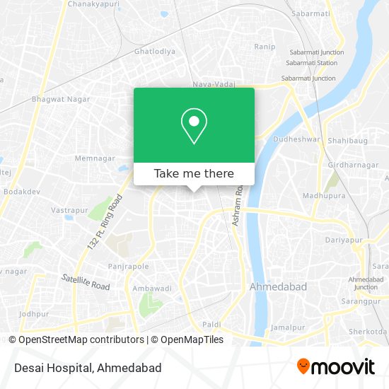 Desai Hospital map