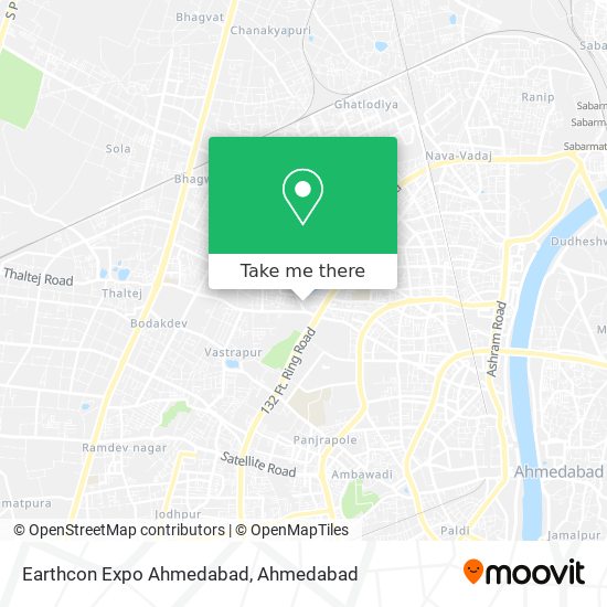 Earthcon Expo Ahmedabad map