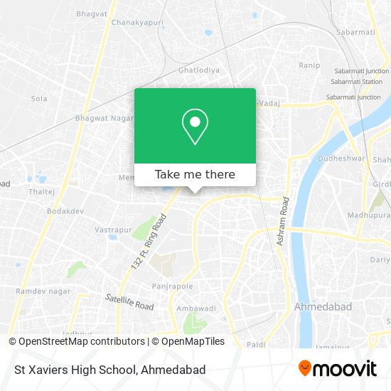 St Xaviers High School map