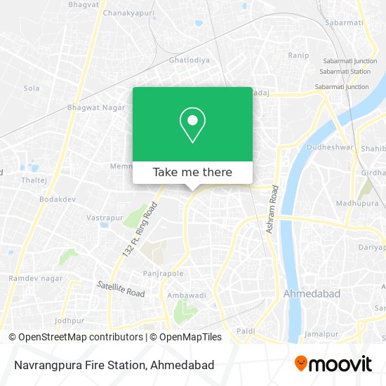 Navrangpura Fire Station map