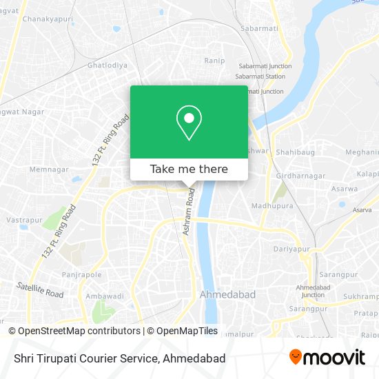 Shri Tirupati Courier Service map