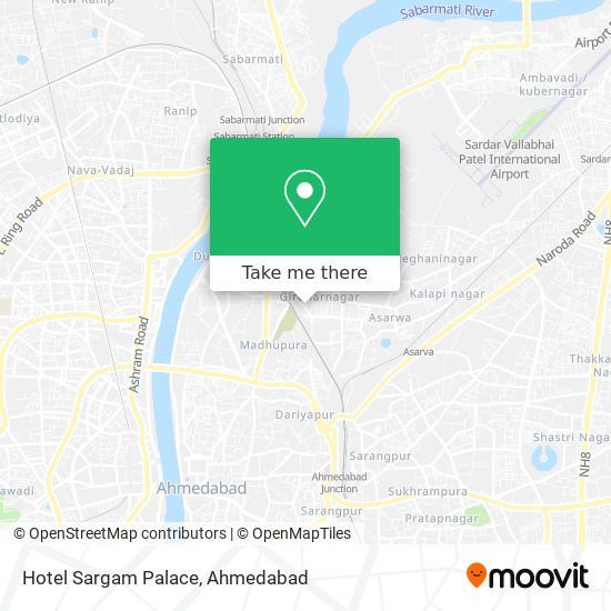 Hotel Sargam Palace map