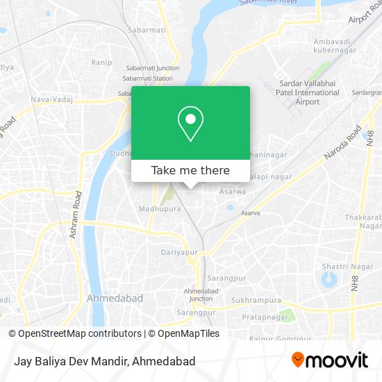 Jay Baliya Dev Mandir map