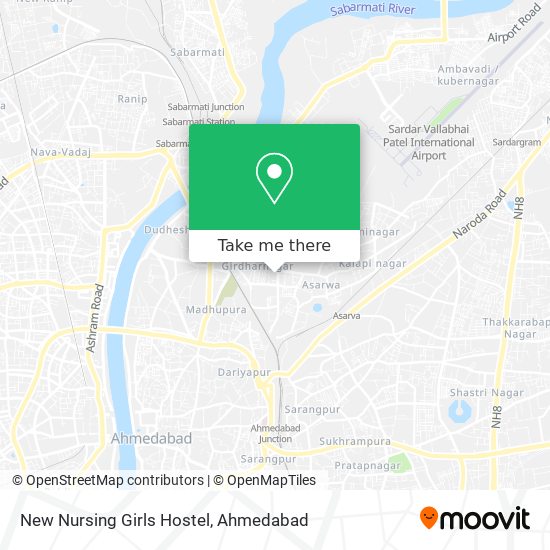 New Nursing Girls Hostel map