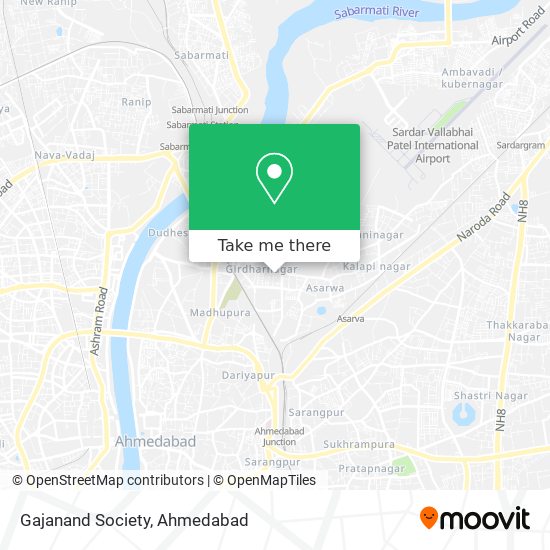 Gajanand Society map