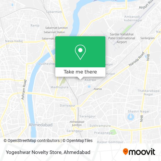 Yogeshwar Novelty Store map