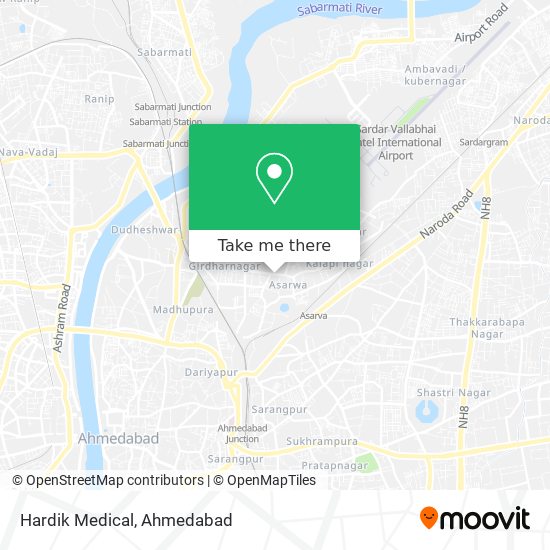 Hardik Medical map