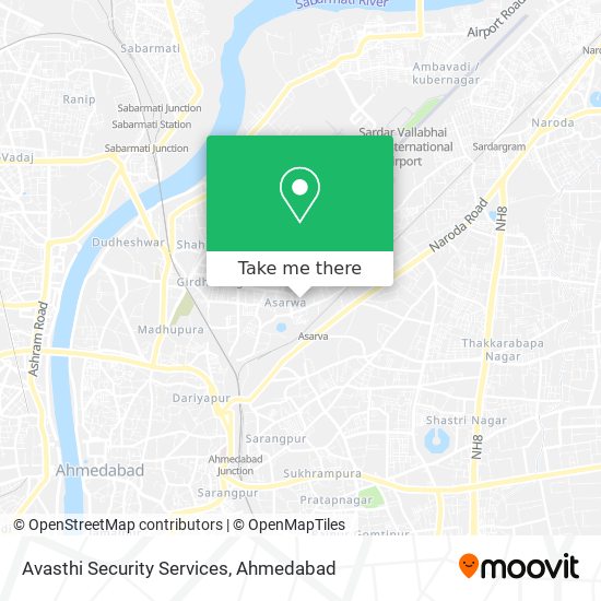 Avasthi Security Services map