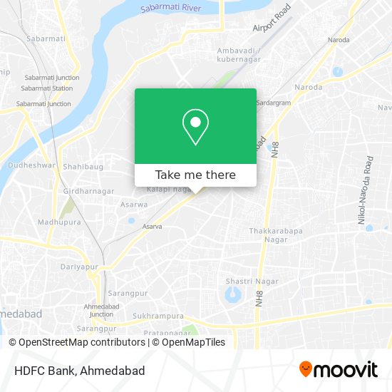 HDFC Bank map