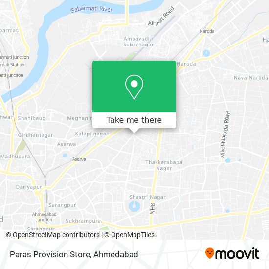 Paras Provision Store map