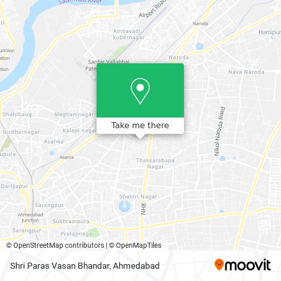 Shri Paras Vasan Bhandar map