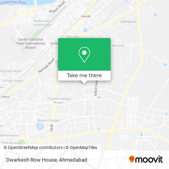 Dwarkesh Row House map