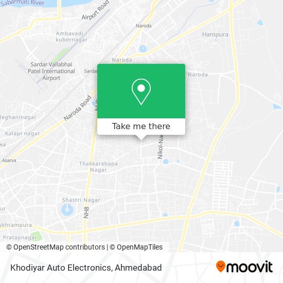 Khodiyar Auto Electronics map