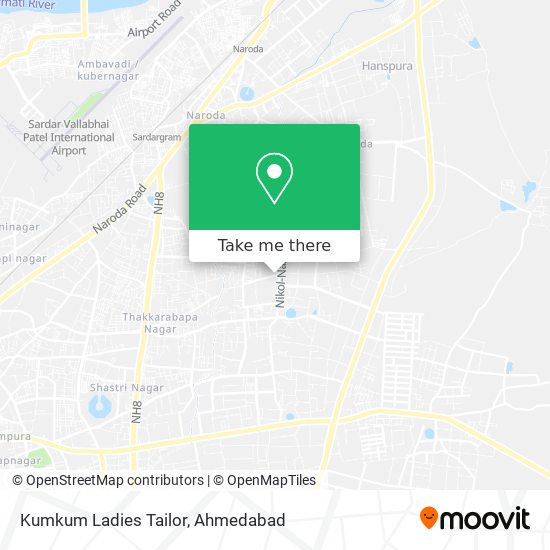 Kumkum Ladies Tailor map